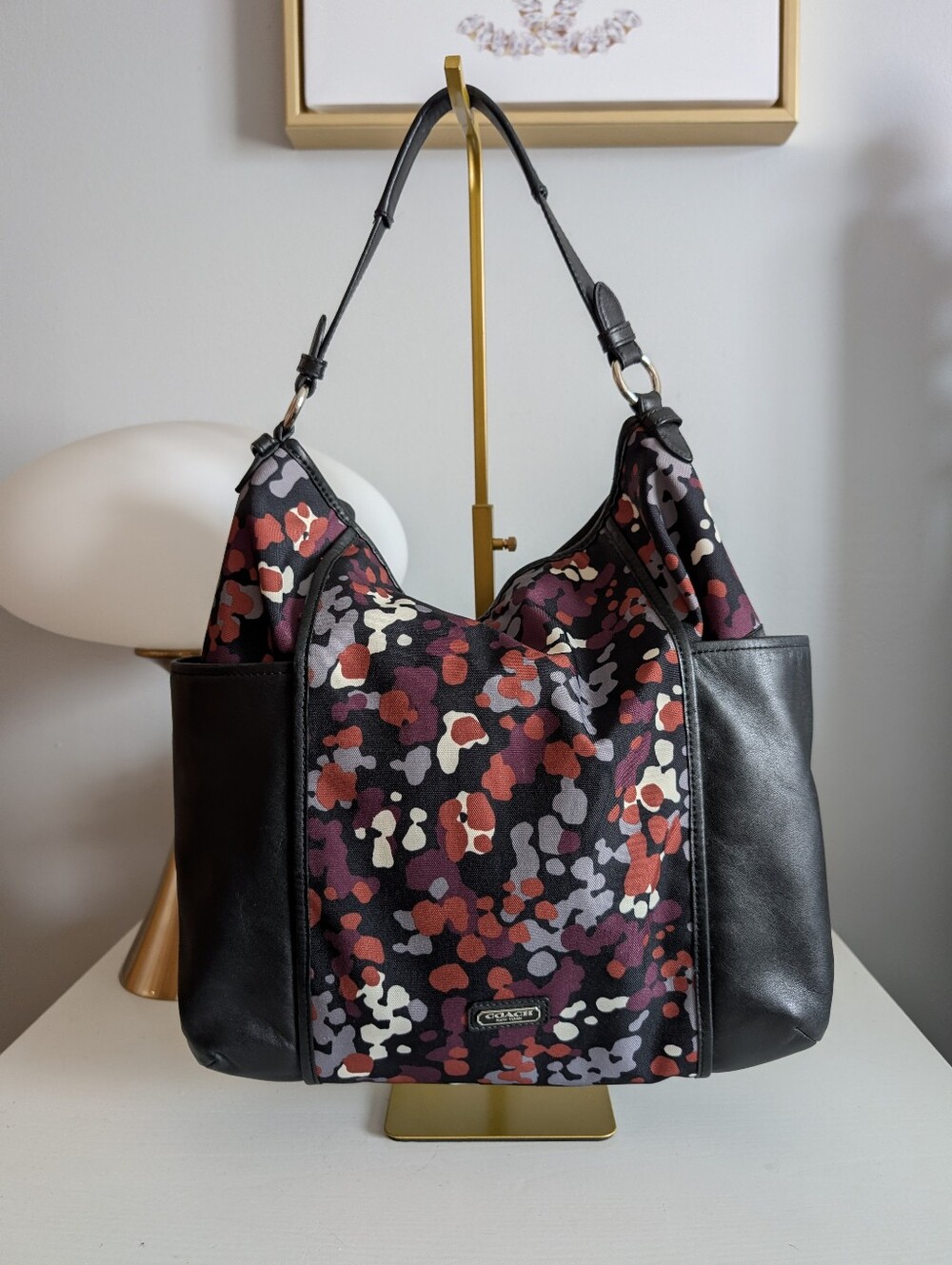 Coach Park Splatter Print Hobo - EUC! - Picture 2 of 8